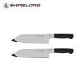 U391 Stainless Steel Cooking 7'' Forged Japanese Granton Edge Kitchen Chef Knife